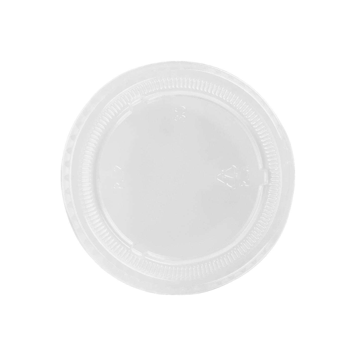 Lid for 2oz Compostable Portion Cup, 2000 Count